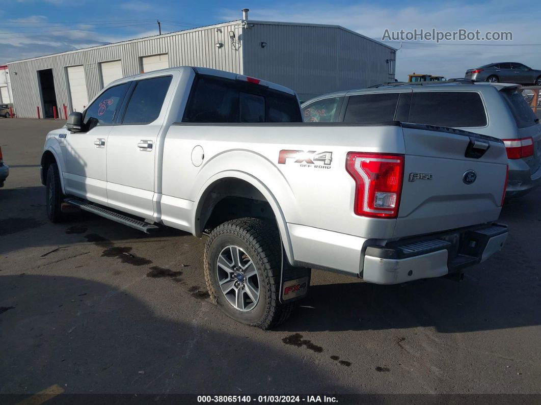 2017 Ford F-150 Xlt Silver vin: 1FTFW1EF9HKC73532