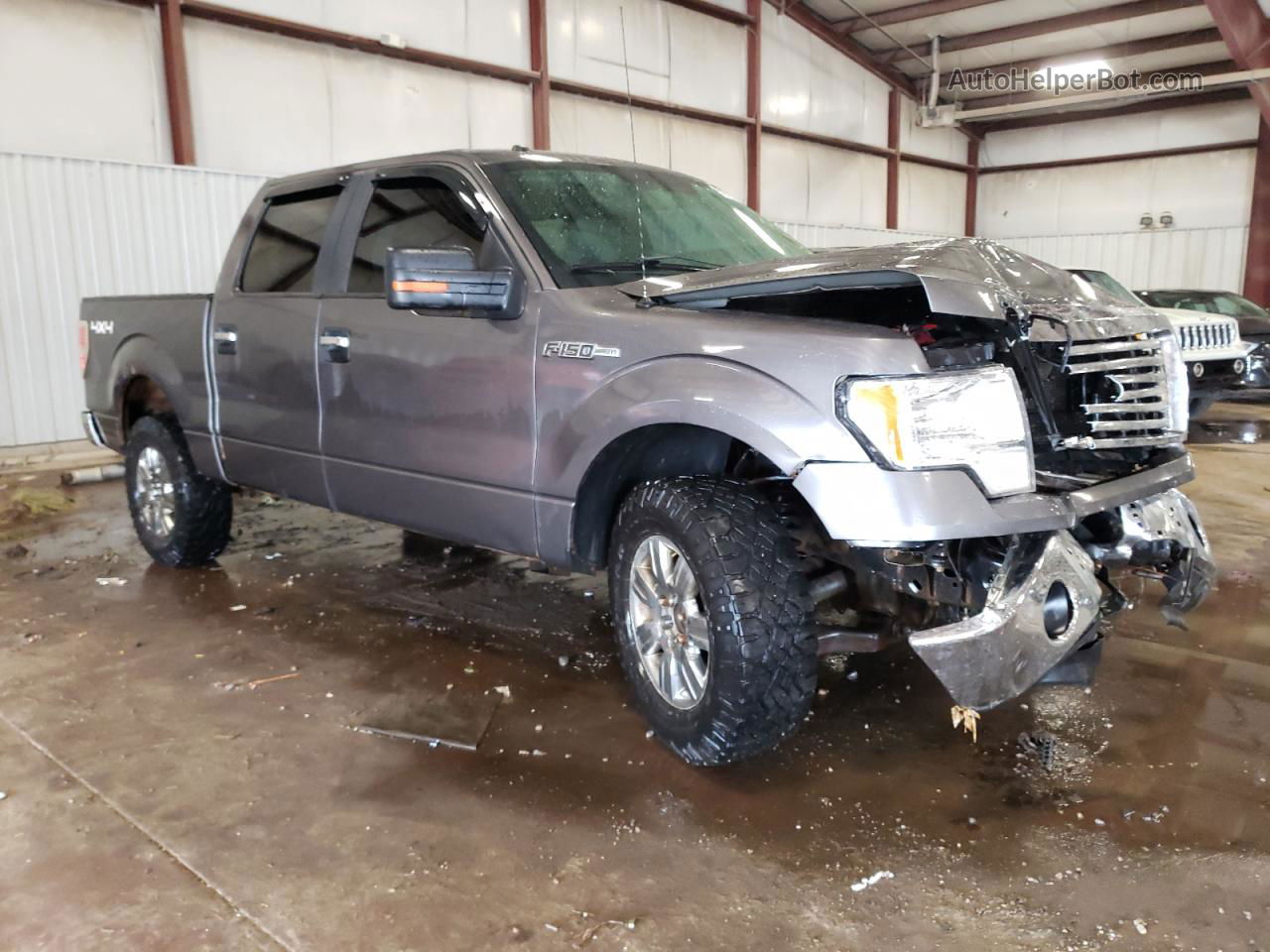 2011 Ford F150 Supercrew Gray vin: 1FTFW1EFXBFB15622