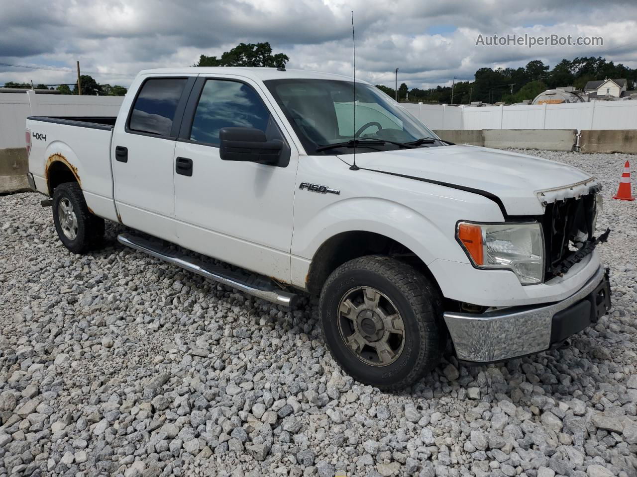 2011 Ford F150 Supercrew White vin: 1FTFW1EFXBFB34137