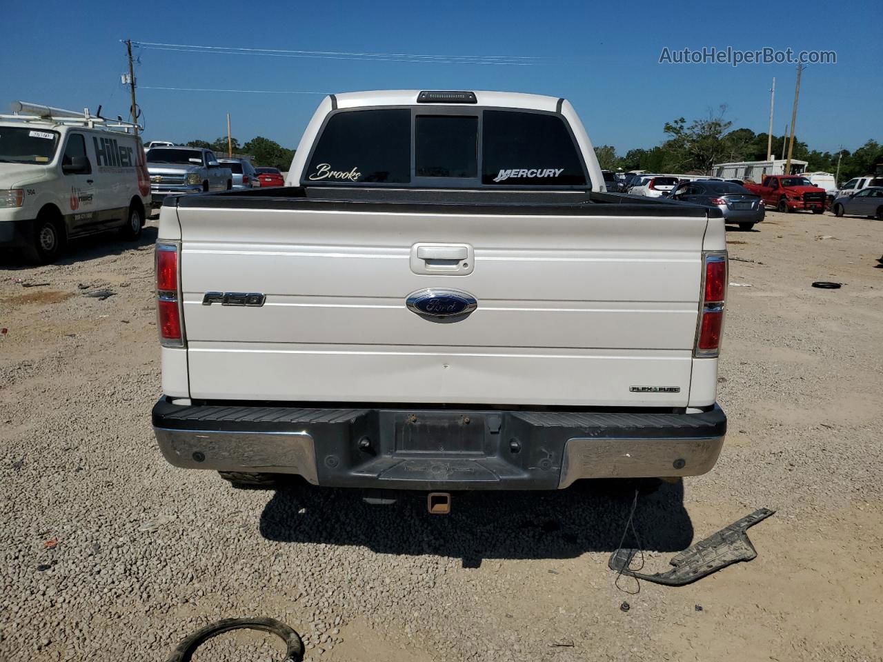 2011 Ford F150 Supercrew White vin: 1FTFW1EFXBFC51135