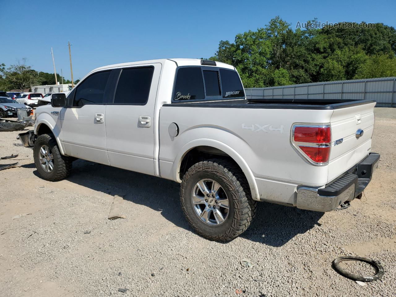 2011 Ford F150 Supercrew Белый vin: 1FTFW1EFXBFC51135