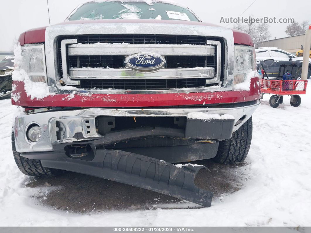 2014 Ford F-150 Xlt Red vin: 1FTFW1EFXEFC16986