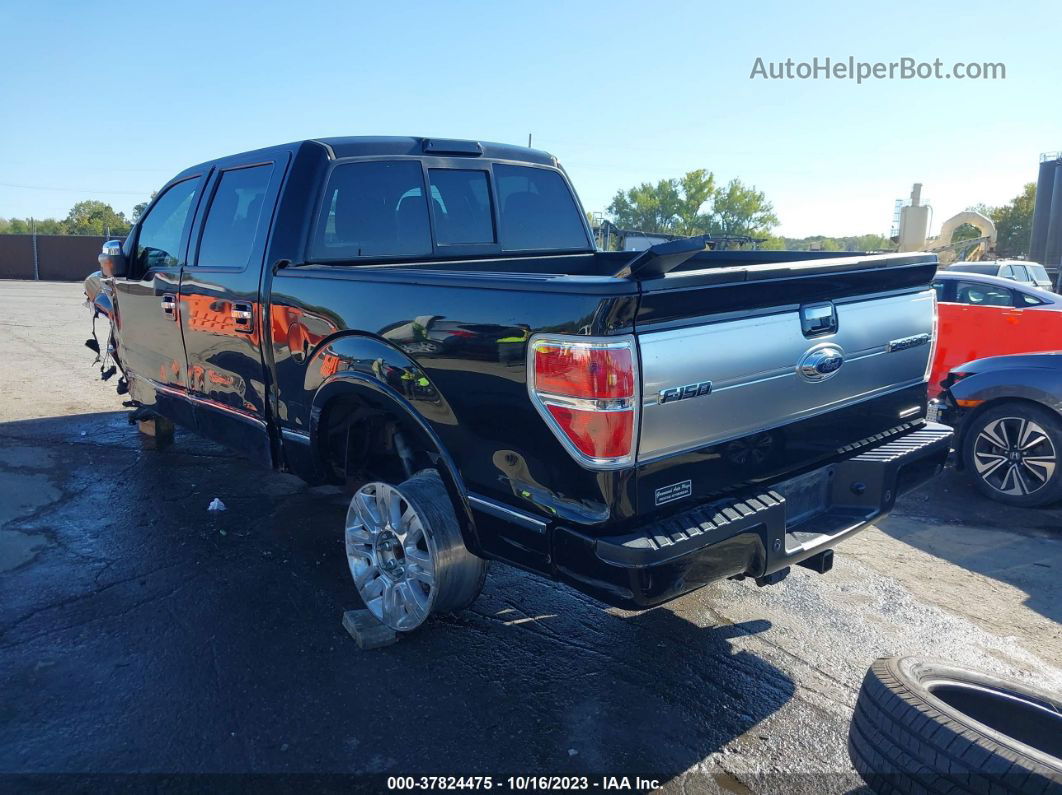 2014 Ford F-150 Platinum Черный vin: 1FTFW1EFXEFC50748