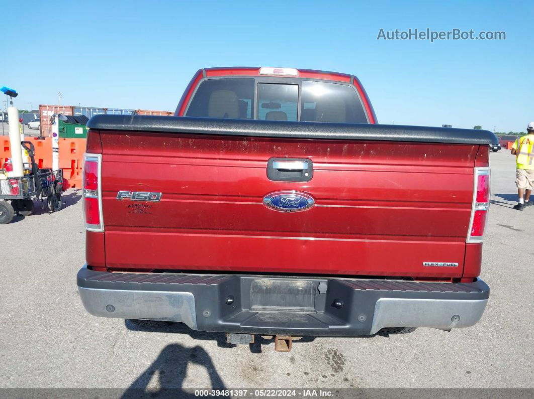 2014 Ford F-150 Xlt Red vin: 1FTFW1EFXEKD09496