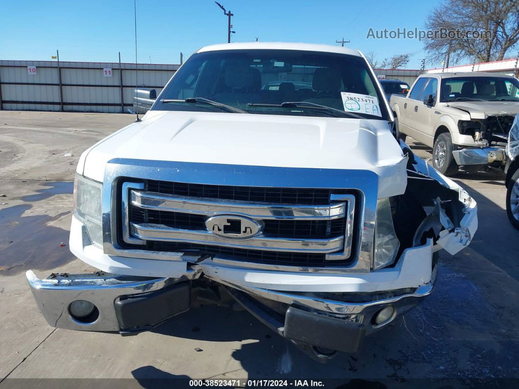 2014 Ford F-150 Xlt White vin: 1FTFW1EFXEKD65857