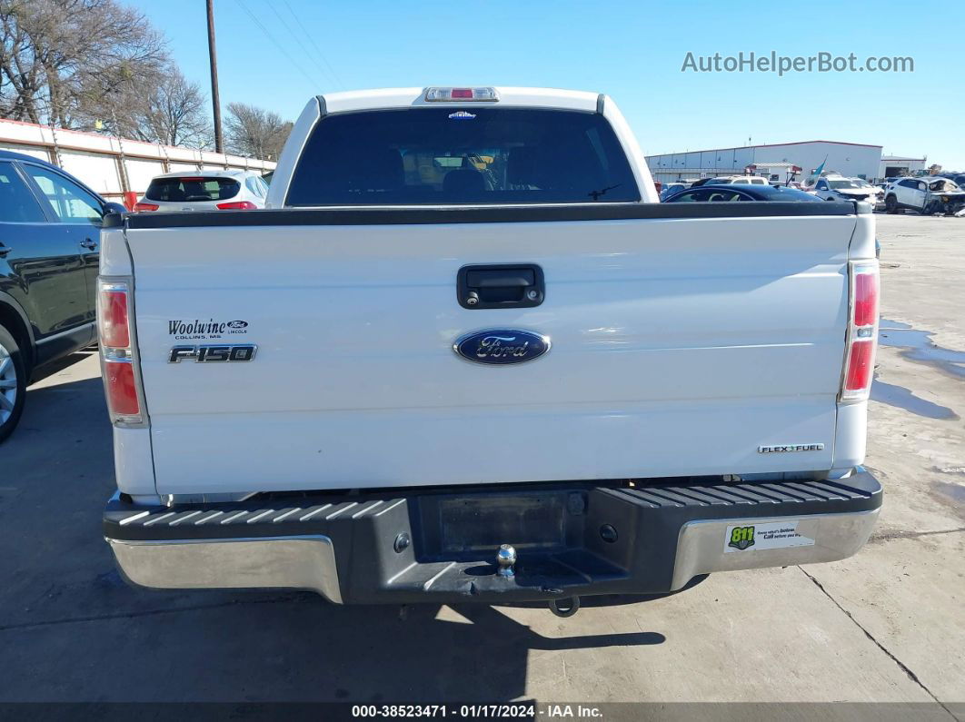 2014 Ford F-150 Xlt White vin: 1FTFW1EFXEKD65857