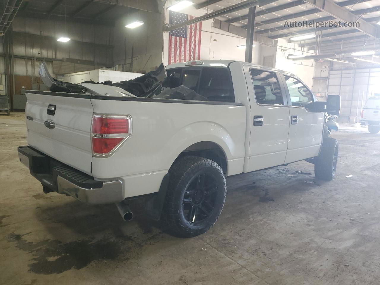 2014 Ford F150 Supercrew White vin: 1FTFW1EFXEKE72147