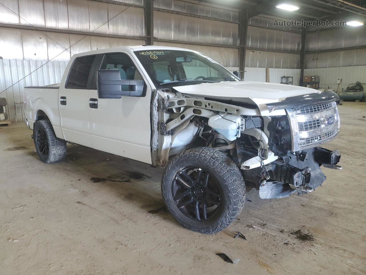 2014 Ford F150 Supercrew White vin: 1FTFW1EFXEKE72147