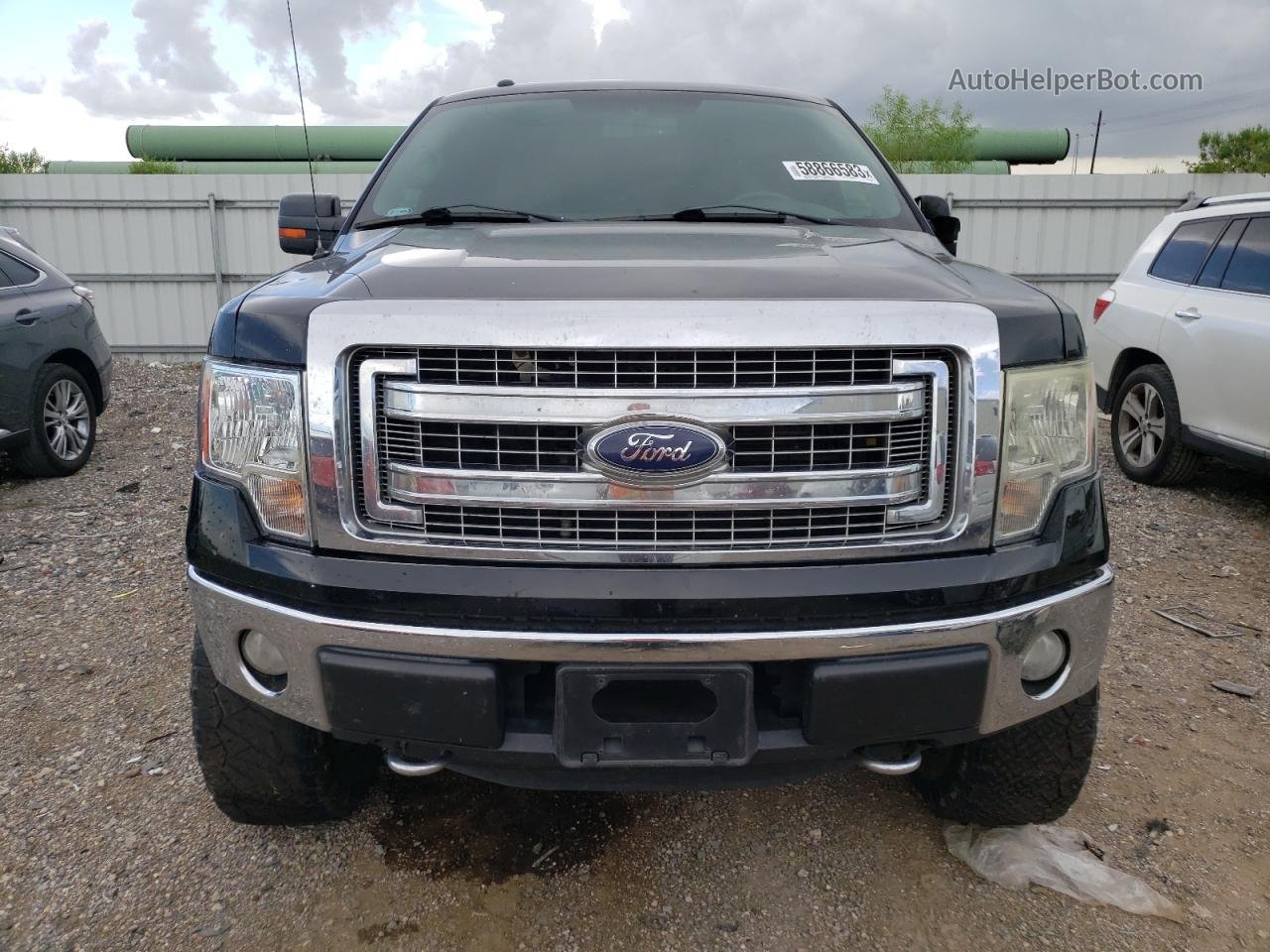 2014 Ford F150 Supercrew Black vin: 1FTFW1EFXEKE95802