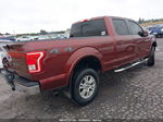 2017 Ford F-150 Lariat Burgundy vin: 1FTFW1EFXHKE01583