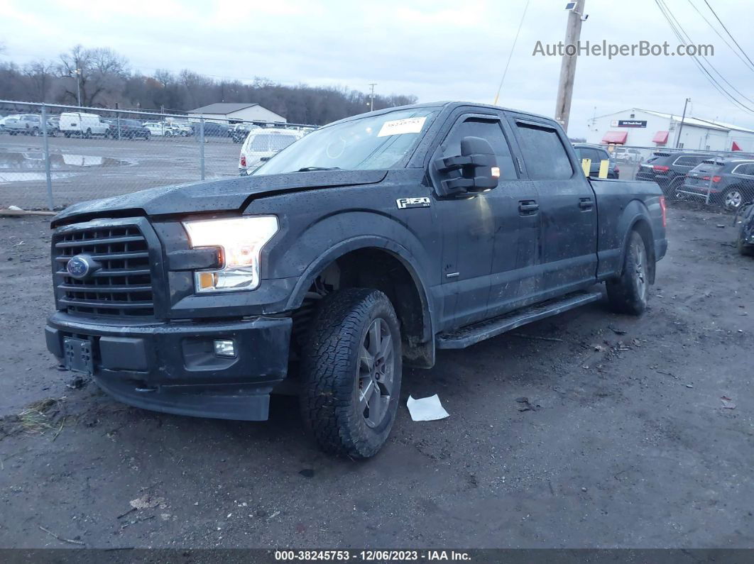 2017 Ford F-150 Xlt Black vin: 1FTFW1EG0HKD65430