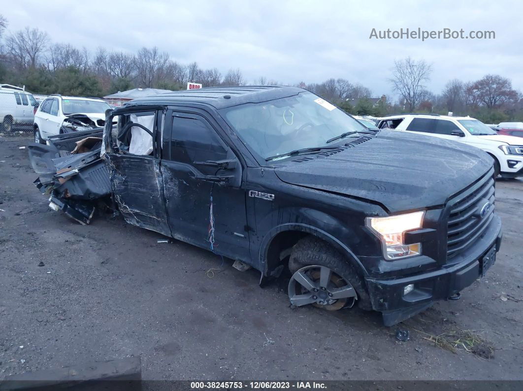 2017 Ford F-150 Xlt Black vin: 1FTFW1EG0HKD65430