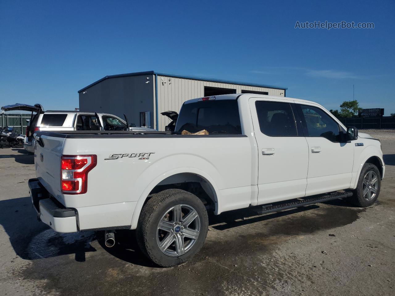 2018 Ford F150 Supercrew White vin: 1FTFW1EG0JFA58435