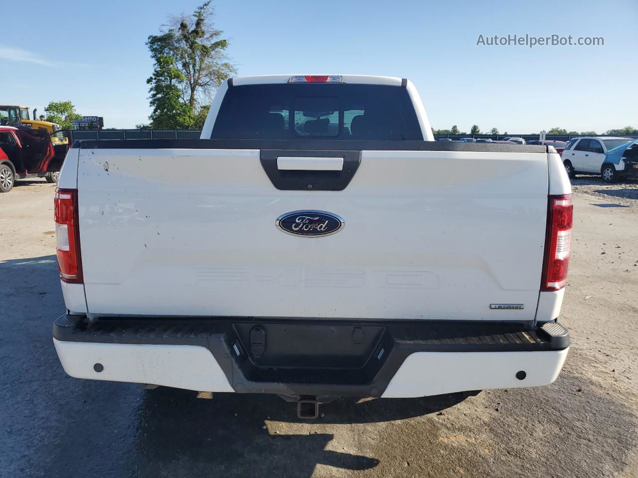 2018 Ford F150 Supercrew White vin: 1FTFW1EG0JFA58435