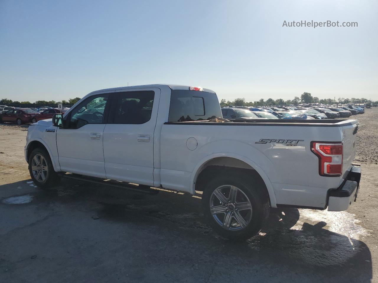 2018 Ford F150 Supercrew White vin: 1FTFW1EG0JFA58435