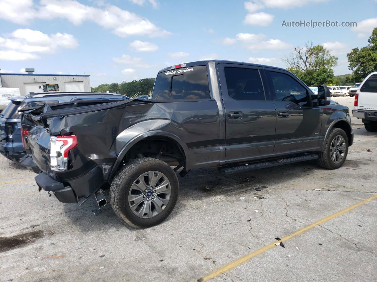 2017 Ford F150 Supercrew Серый vin: 1FTFW1EG1HFC25430