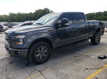 2017 Ford F150 Supercrew Gray vin: 1FTFW1EG1HFC25430