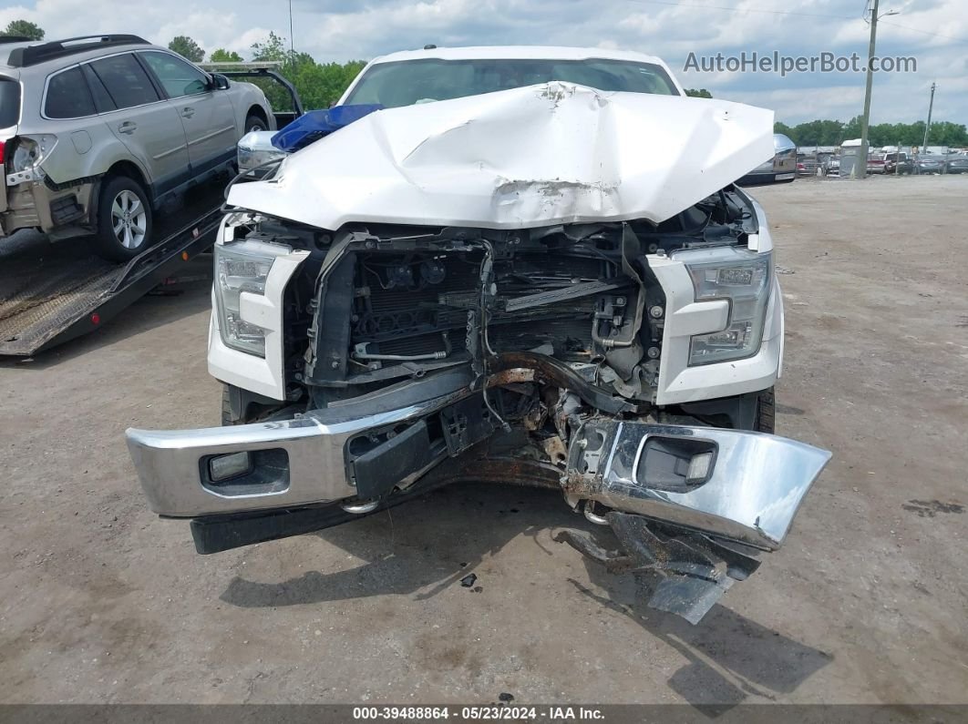 2017 Ford F-150 Lariat White vin: 1FTFW1EG1HKD15345