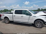 2017 Ford F-150 Lariat White vin: 1FTFW1EG1HKD15345