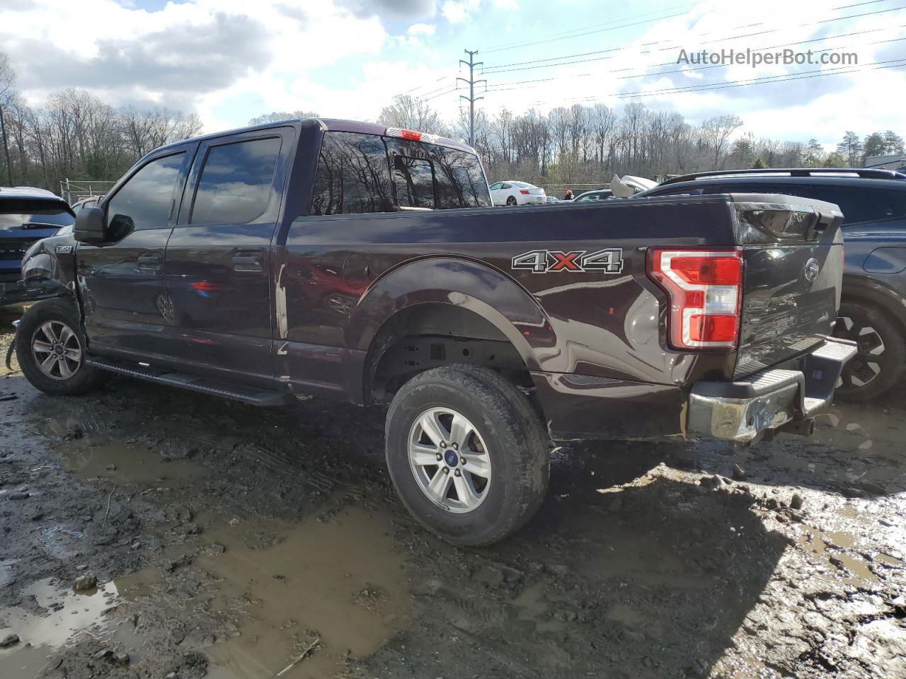 2018 Ford F150 Supercrew Black vin: 1FTFW1EG1JKD86969