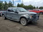 2018 Ford F150 Supercrew Gray vin: 1FTFW1EG2JKF77414