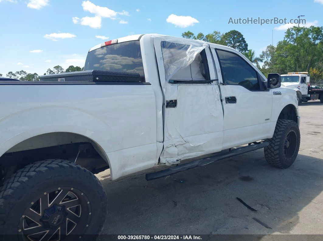 2017 Ford F-150 Xlt White vin: 1FTFW1EG3HFA77345