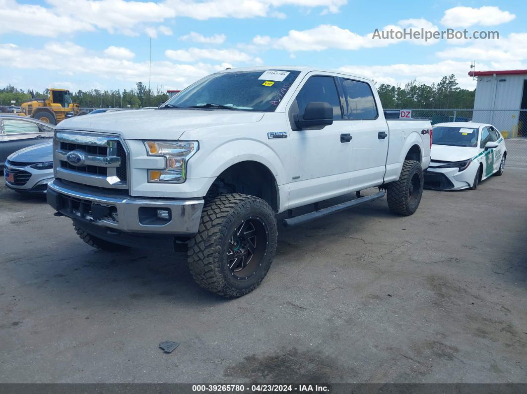 2017 Ford F-150 Xlt White vin: 1FTFW1EG3HFA77345