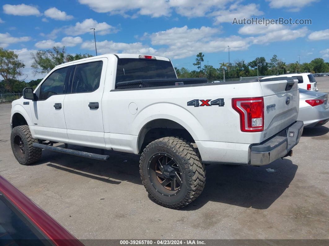 2017 Ford F-150 Xlt White vin: 1FTFW1EG3HFA77345