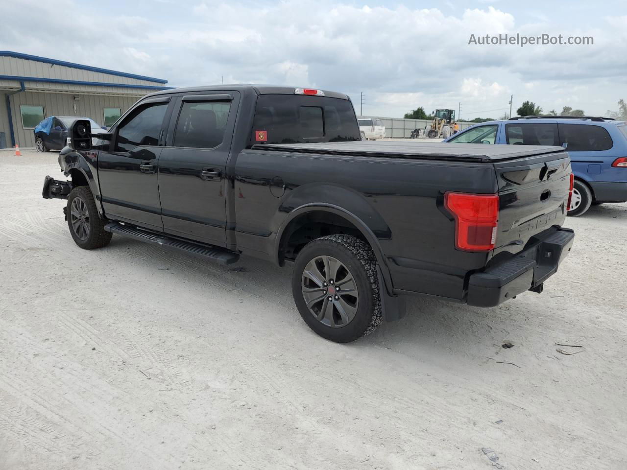 2018 Ford F150 Supercrew Черный vin: 1FTFW1EG4JFC72778