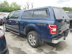 2018 Ford F150 Supercrew Blue vin: 1FTFW1EG5JKC34158