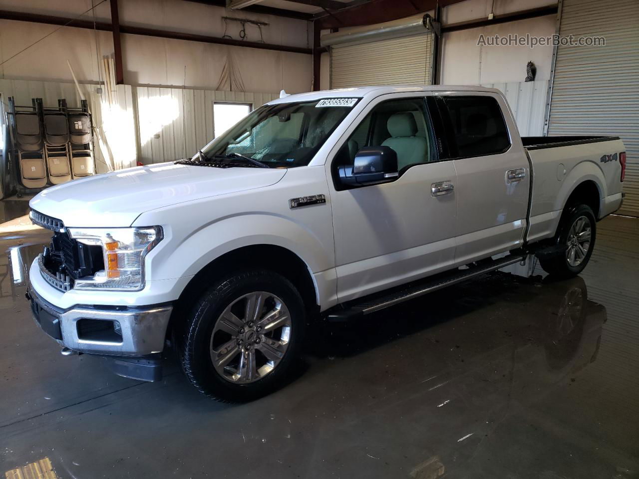 2018 Ford F150 Supercrew White vin: 1FTFW1EG6JKE65733