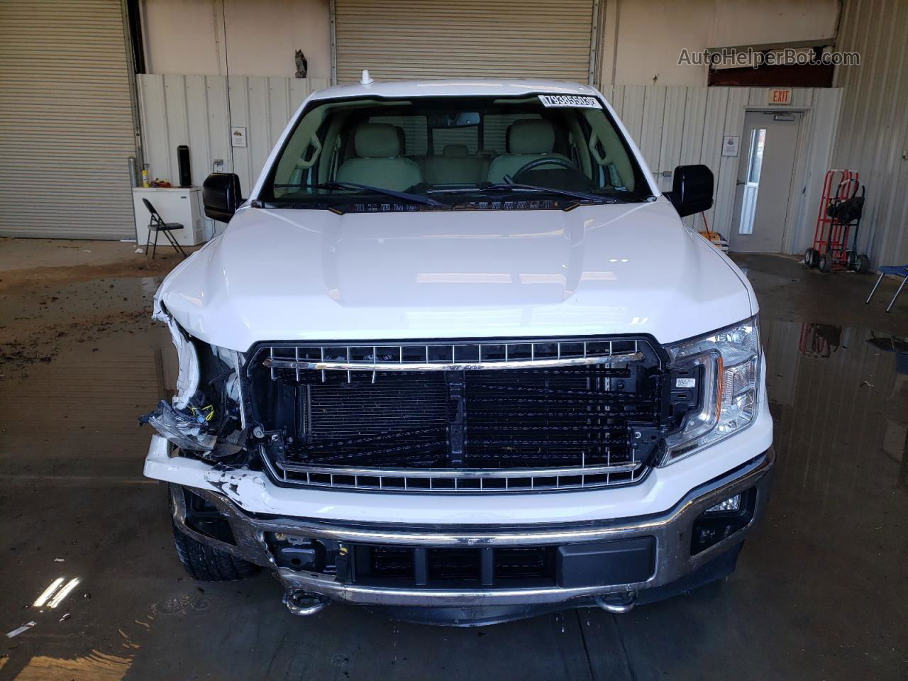 2018 Ford F150 Supercrew White vin: 1FTFW1EG6JKE65733