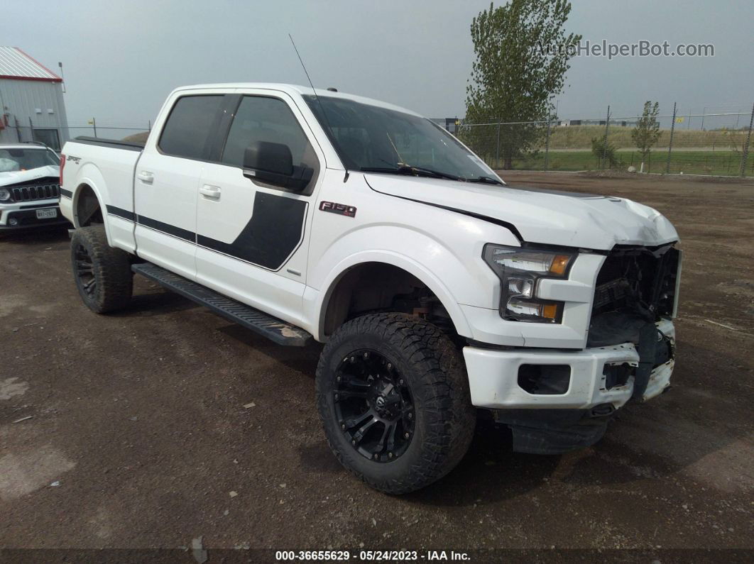 2017 Ford F-150 Xlt White vin: 1FTFW1EG7HFC89701