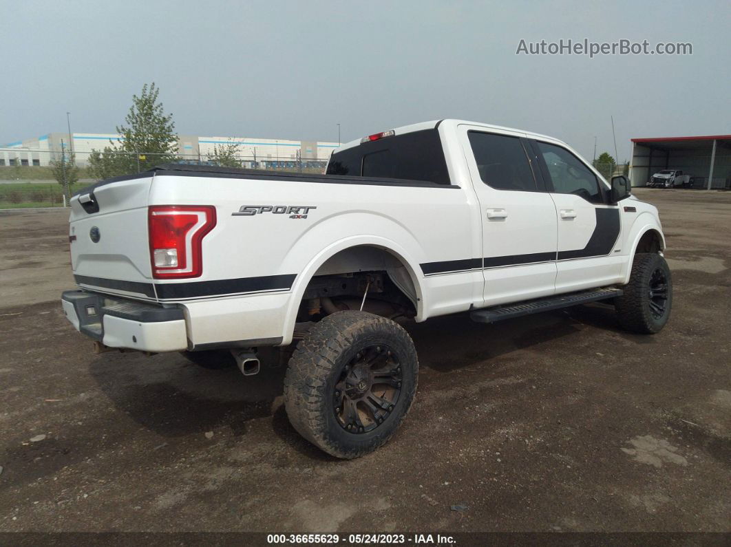 2017 Ford F-150 Xlt White vin: 1FTFW1EG7HFC89701