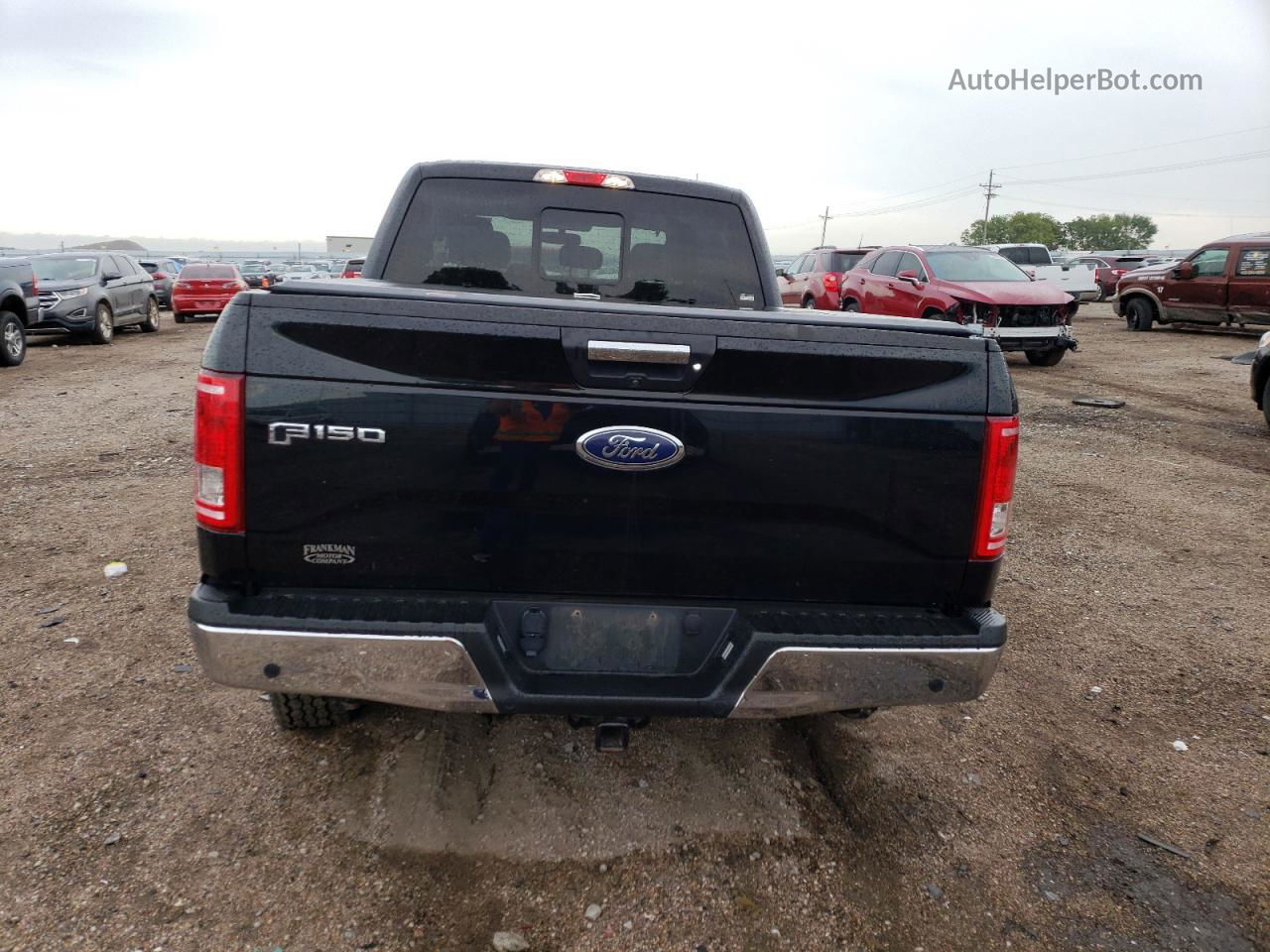 2017 Ford F150 Supercrew Black vin: 1FTFW1EG7HKD72021