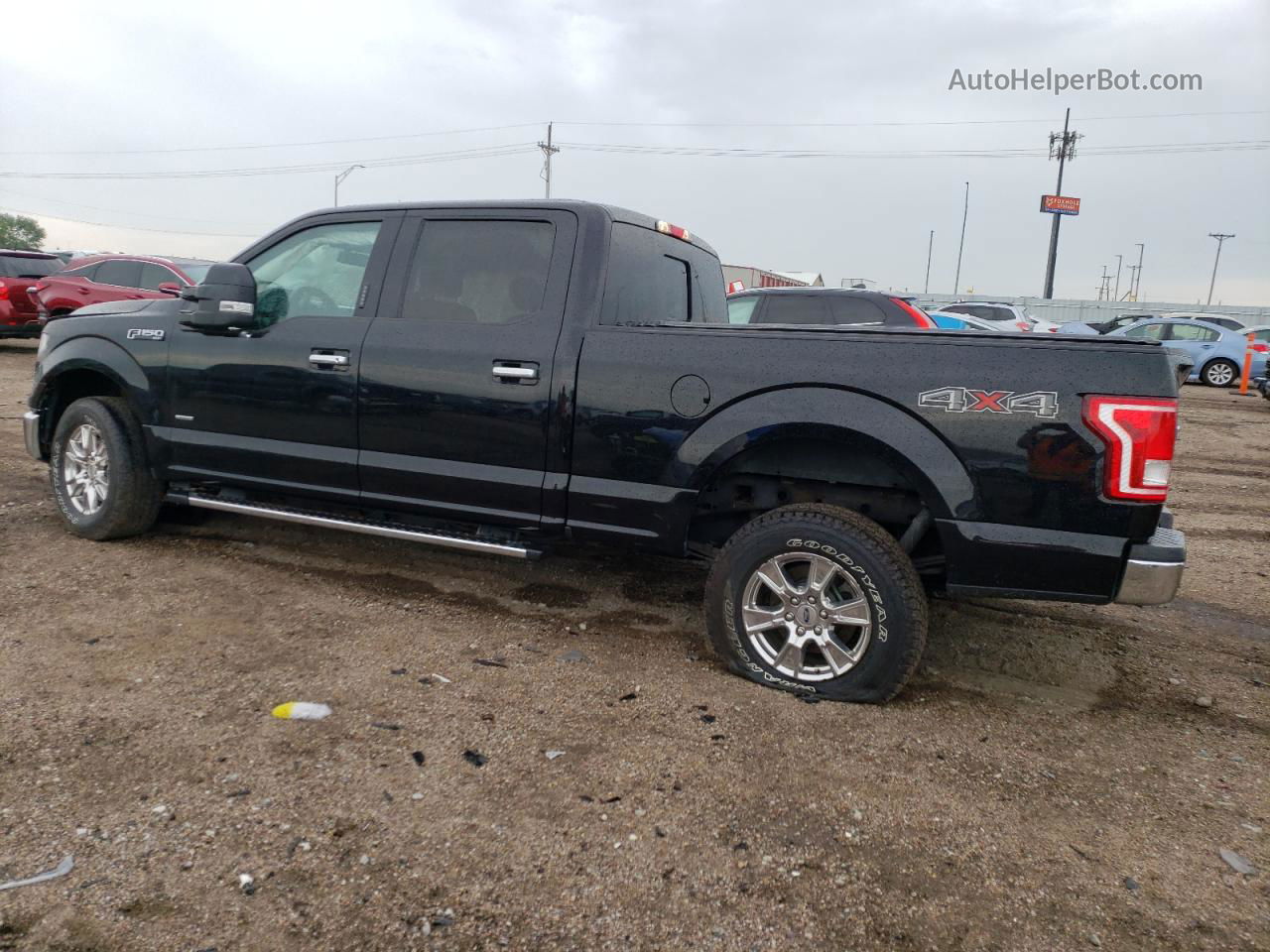 2017 Ford F150 Supercrew Black vin: 1FTFW1EG7HKD72021