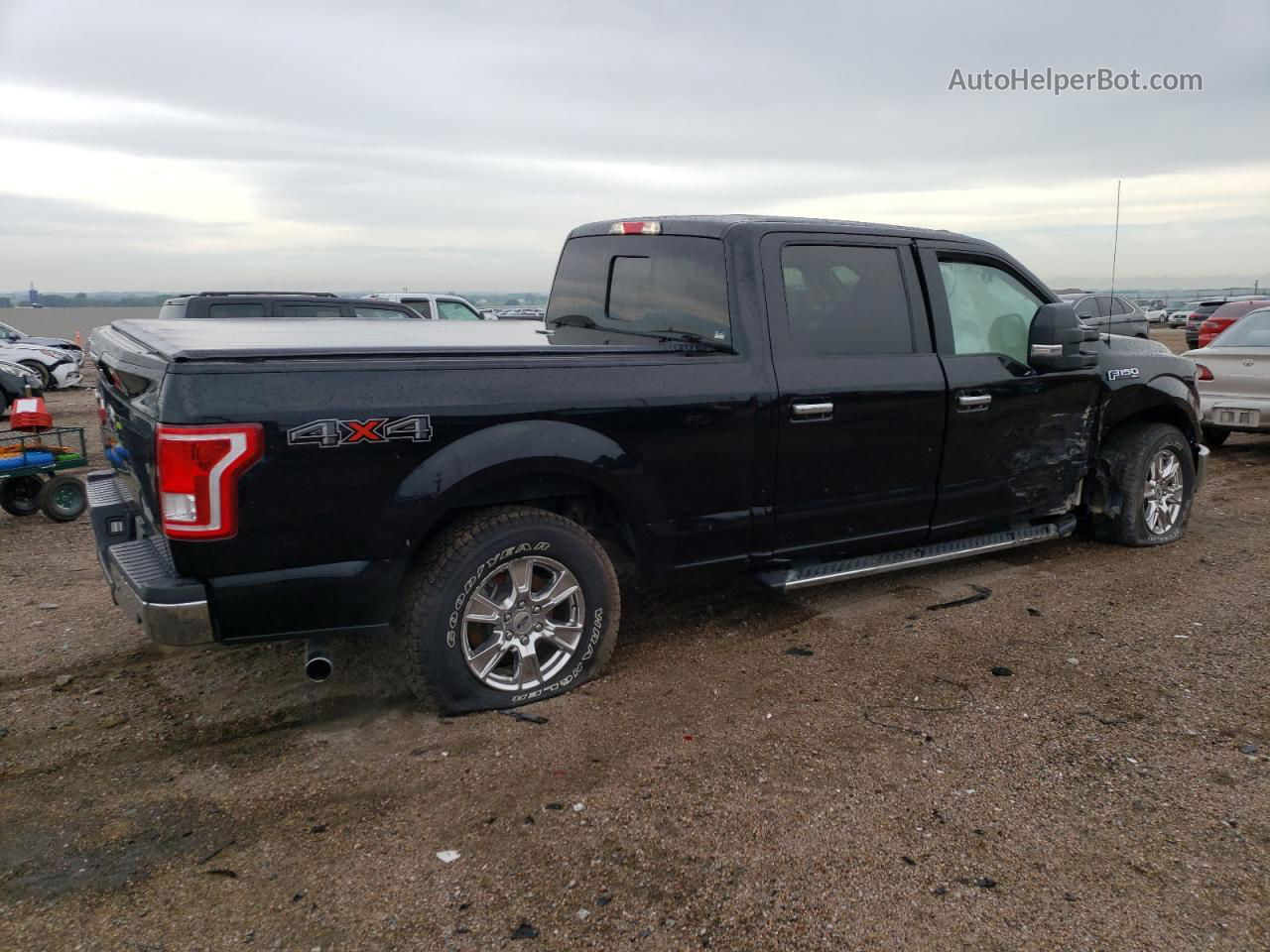 2017 Ford F150 Supercrew Black vin: 1FTFW1EG7HKD72021