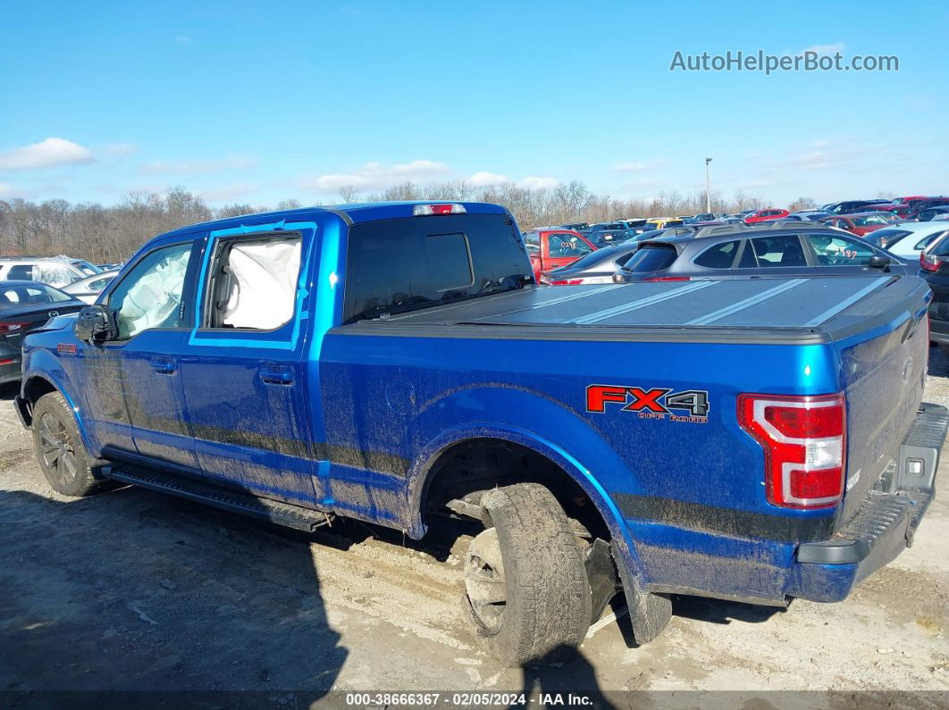 2018 Ford F-150 Xlt Blue vin: 1FTFW1EG7JFC17337