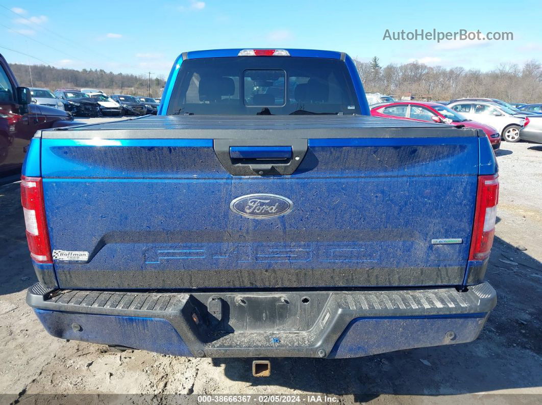 2018 Ford F-150 Xlt Blue vin: 1FTFW1EG7JFC17337