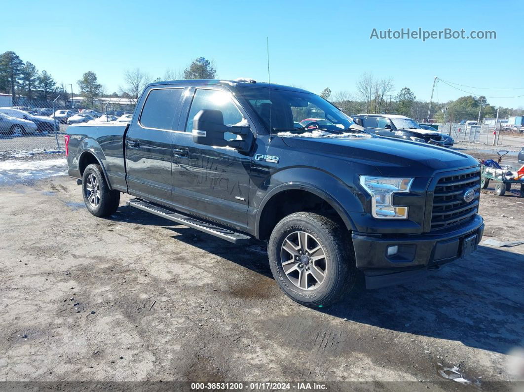 2017 Ford F-150 Xlt Black vin: 1FTFW1EG9HFC68140