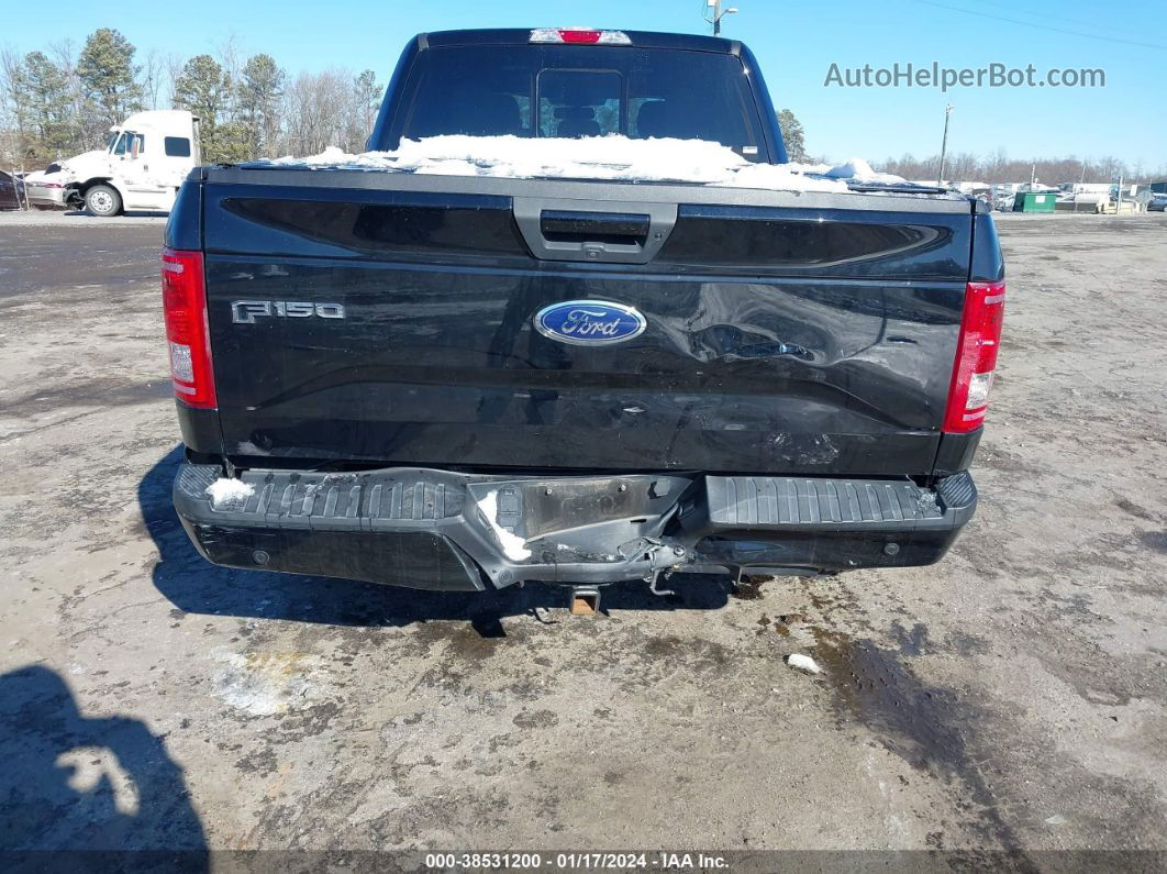 2017 Ford F-150 Xlt Black vin: 1FTFW1EG9HFC68140