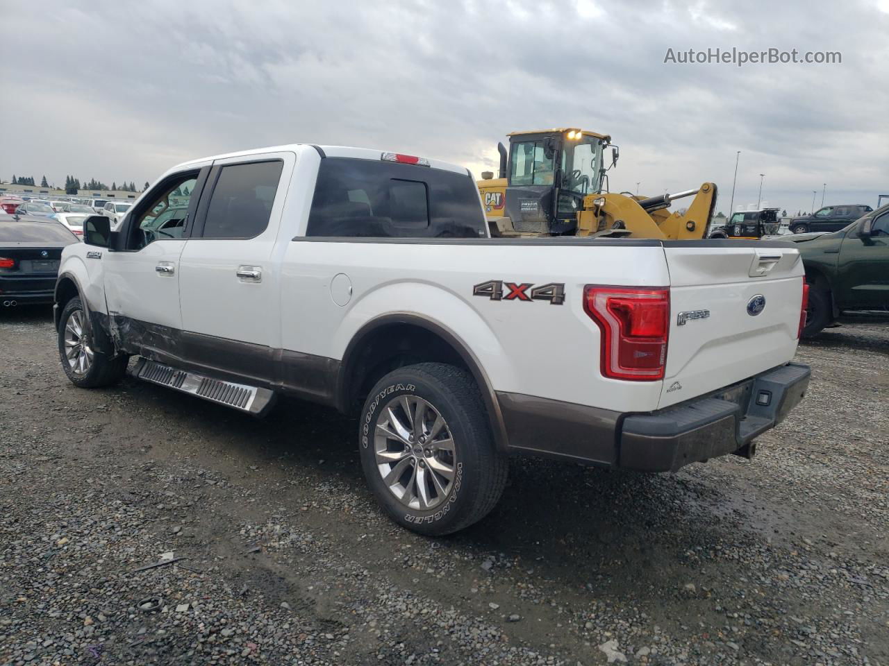 2017 Ford F150 Supercrew White vin: 1FTFW1EG9HKD82369