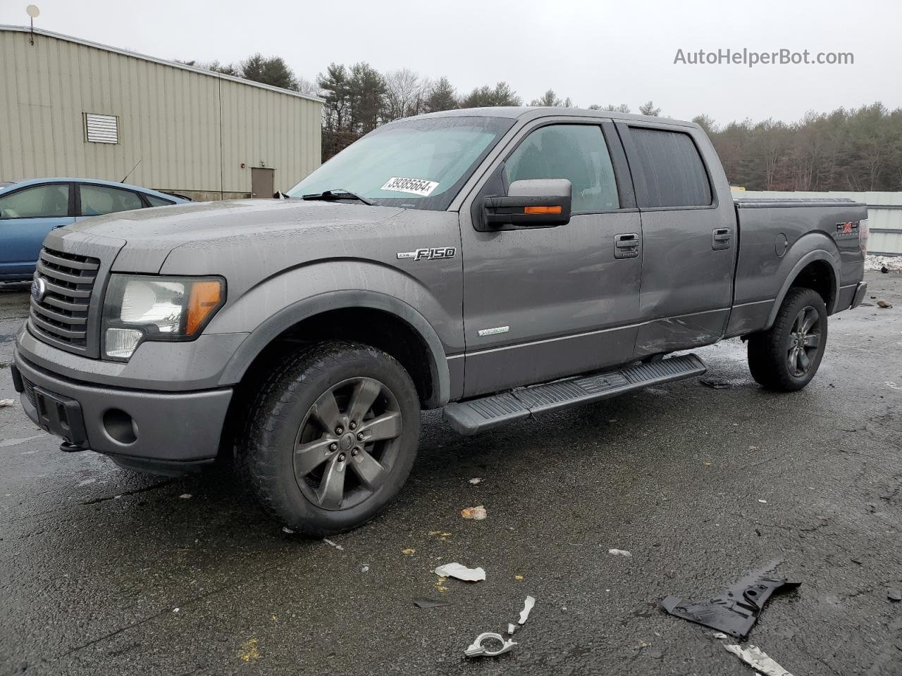 2011 Ford F150 Supercrew Gray vin: 1FTFW1ET0BFB10581