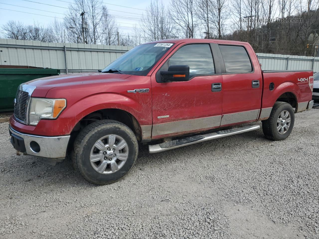 2011 Ford F150 Supercrew Red vin: 1FTFW1ET0BFB69310