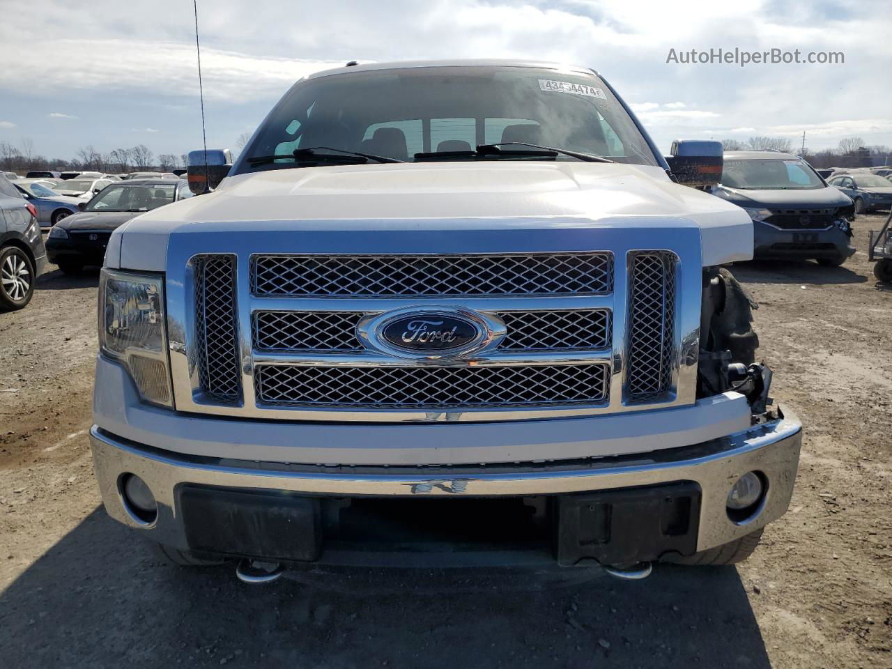 2011 Ford F150 Supercrew White vin: 1FTFW1ET0BFC56754