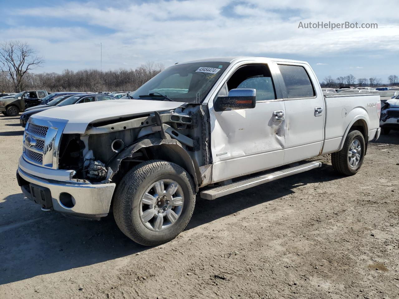 2011 Ford F150 Supercrew White vin: 1FTFW1ET0BFC56754