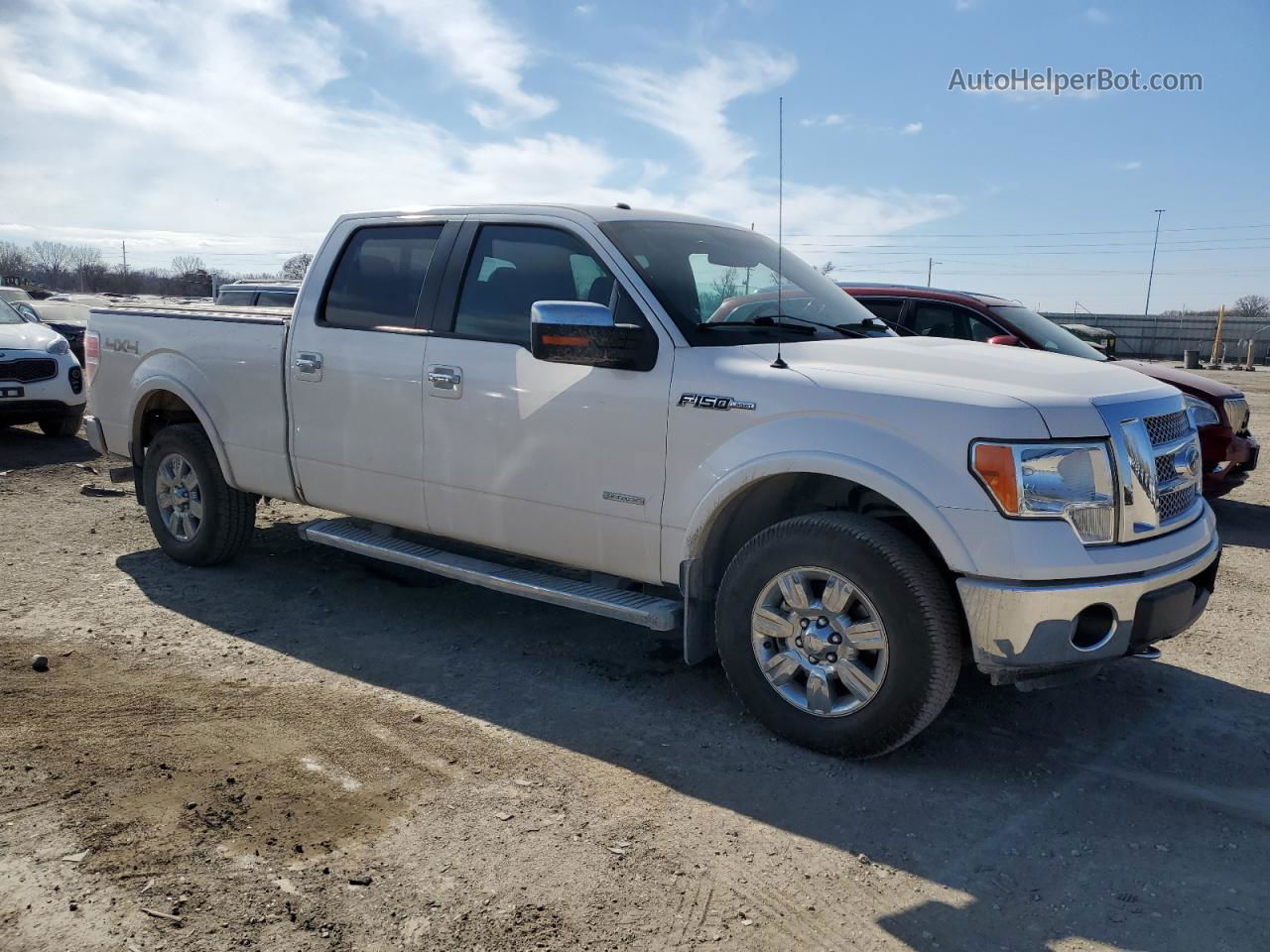 2011 Ford F150 Supercrew White vin: 1FTFW1ET0BFC56754