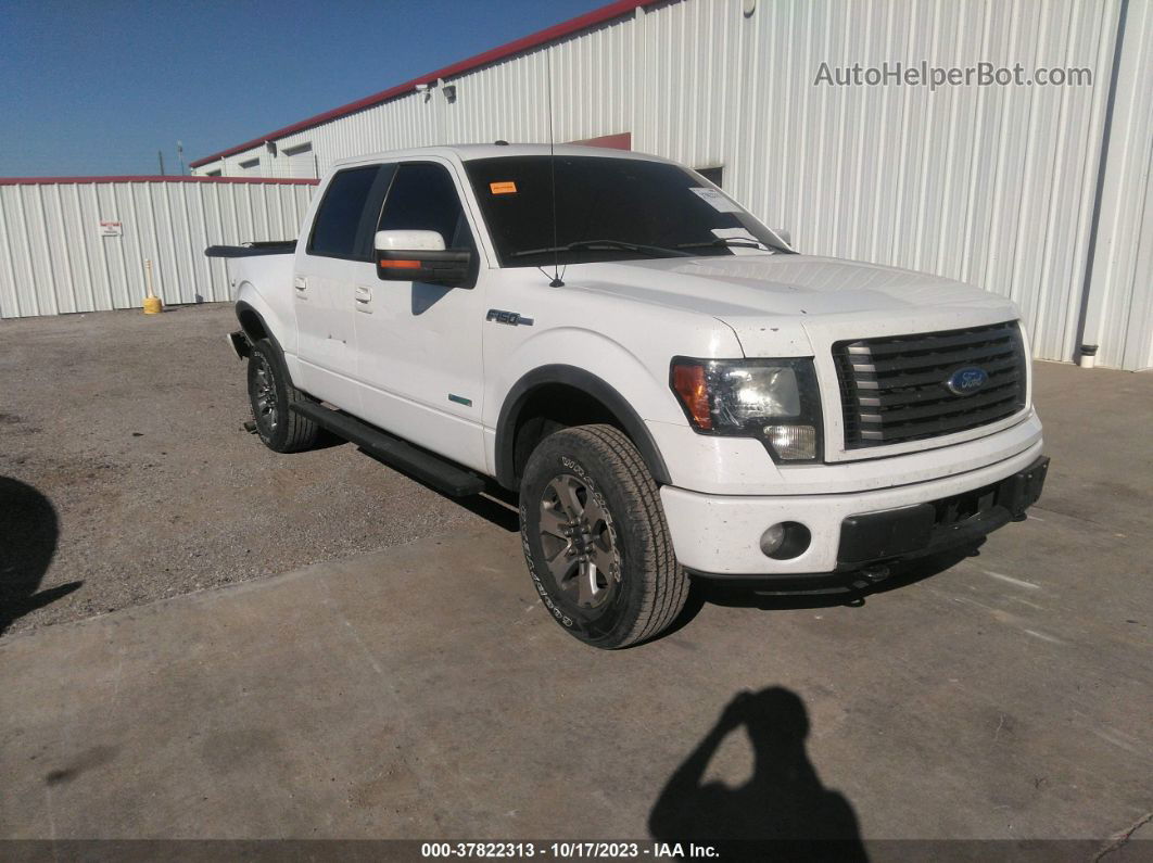 2011 Ford F-150 Fx4 White vin: 1FTFW1ET0BKE16428