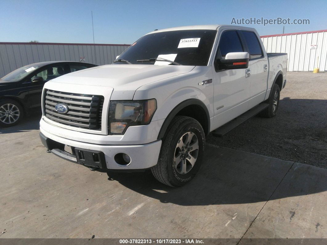 2011 Ford F-150 Fx4 White vin: 1FTFW1ET0BKE16428