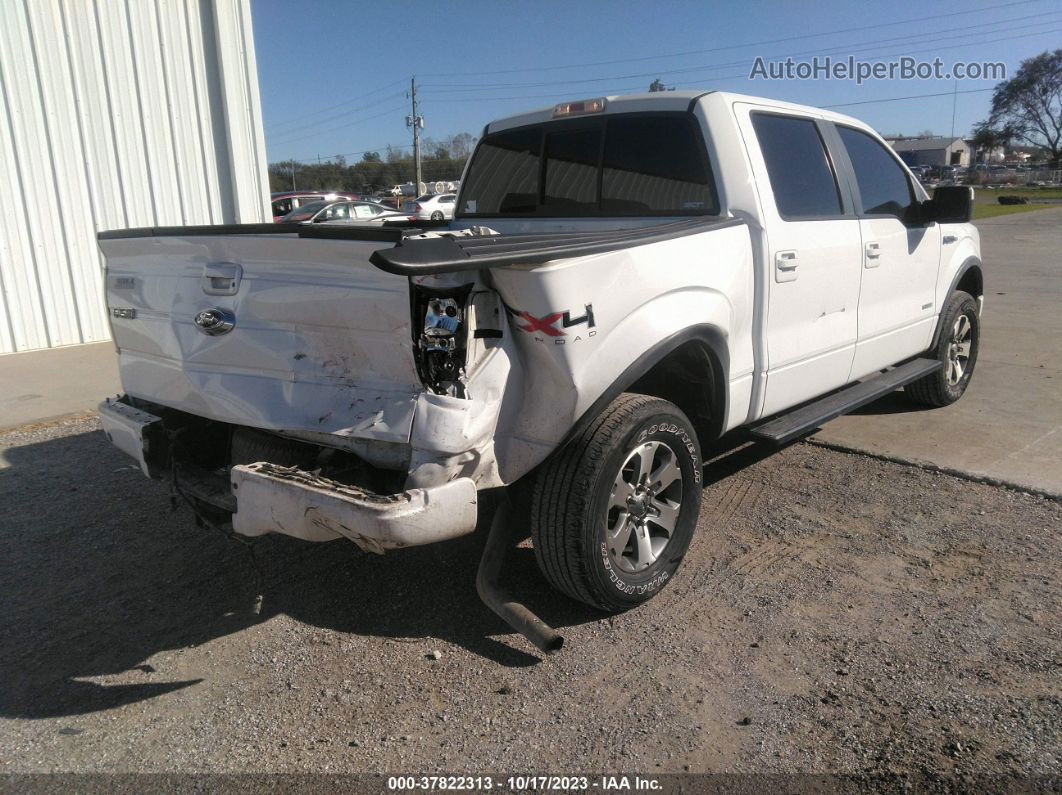 2011 Ford F-150 Fx4 White vin: 1FTFW1ET0BKE16428